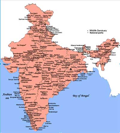 Open map of india - xolerdocu