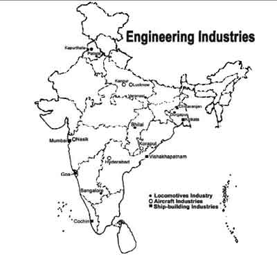 Industrial Map Of India Upsc - China Map Tourist Destinations